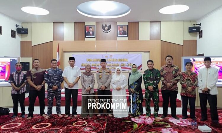 Polres Nunukan Gelar Syukuran dan Doa Bersama Dalam Rangka Hari Bhayangkara Ke-76