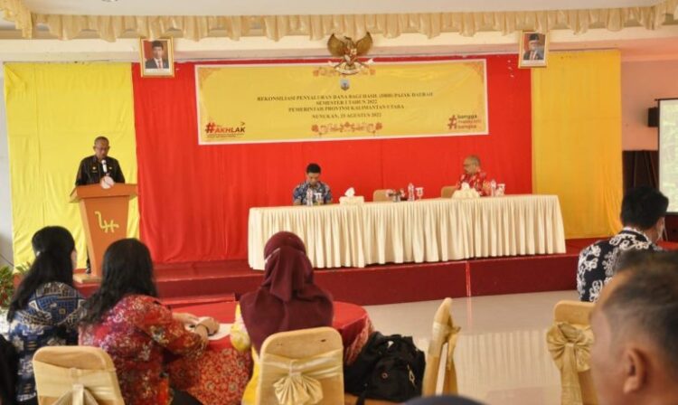 Rekonsiliasi Penyaluran Dana Bagi Hasil Pajak Daerah Se-Kaltara Digelar di Kabupaten Nunukan