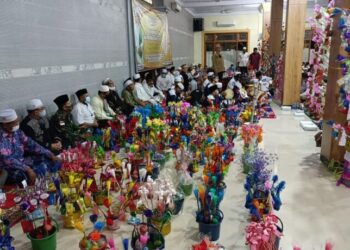 Meriah, Peringatan Maulid Nabi Muhammad SAW 1443H Di Masjid Al-Muttaqin Nunukan