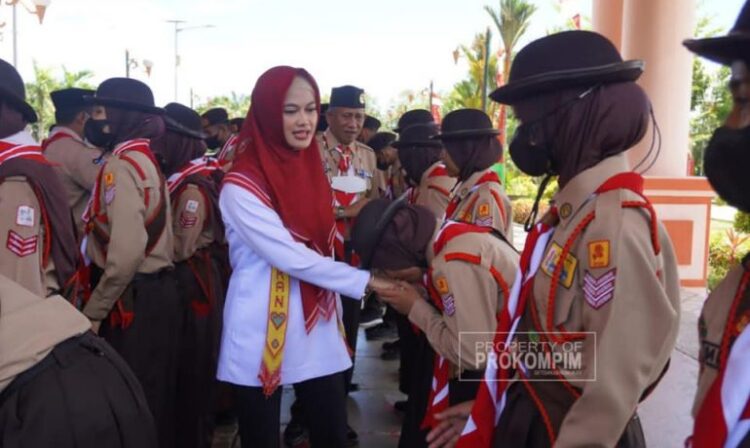 Dikukuhkan Menjadi Pramuka Garuda, 18 Orang Pramuka Penggalang Se – Kabupaten Nunukan Siap Ke Jamnas XI