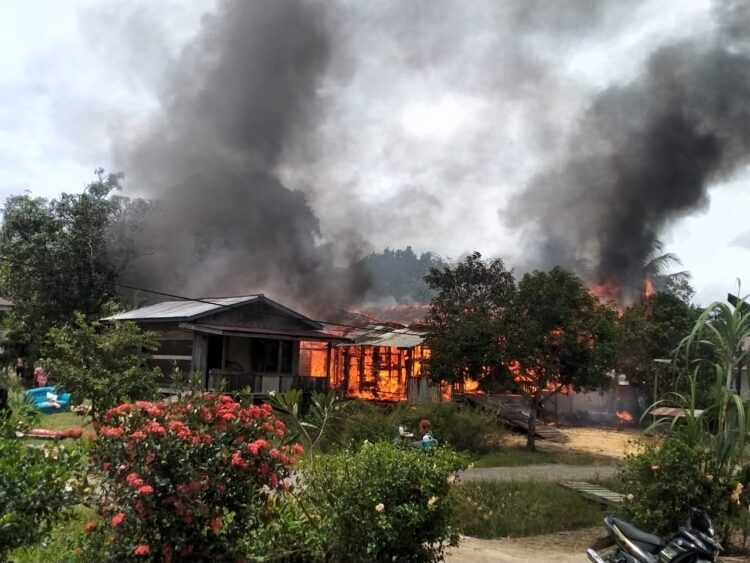 Si Jago Merah Melalap Rumah Warga
