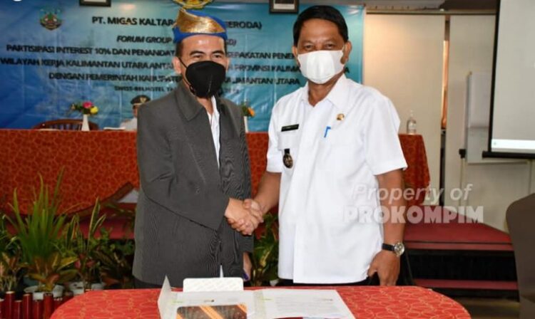 Wabup H. Hanafiah Hadiri FGD Participating Interest (PI) 10 % dan Penandatanganan Kesepakatan Kabupaten dan Kota Se – Kaltara