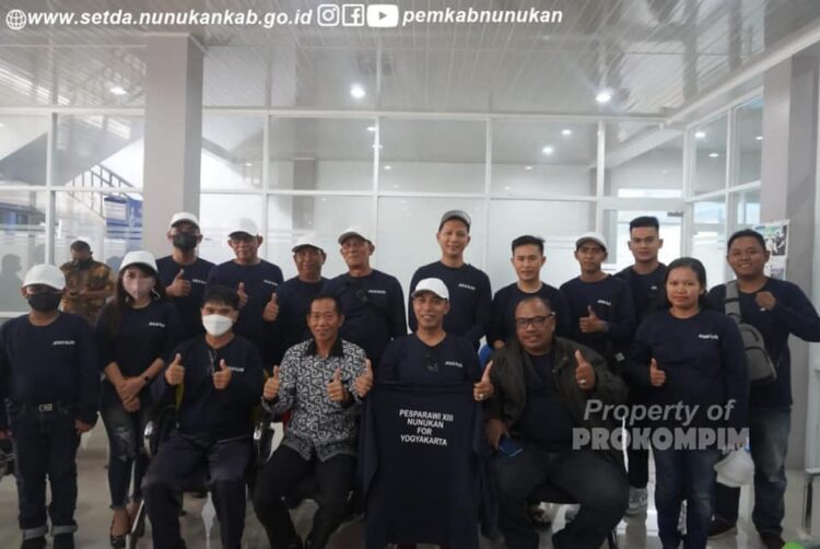 Sekretaris Daerah Melepas Kontingen Kabupaten Nunukan Dalam Pesparawi Nasional Ke – XIII di Yogyakarta