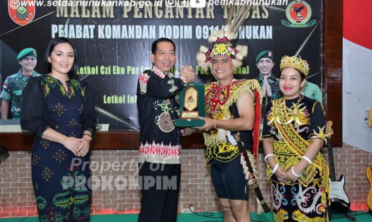 Sekretaris Daerah Hadiri Malam Pengantar Tugas Dandim 0911 Nunukan