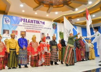 Bupati Laura Hadiri Pisah Sambut Danlanal Nunukan