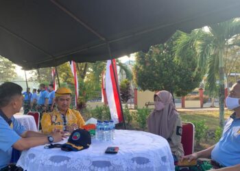 Jelang HUT TNI Ke 76, Lanud Anang Busra Gelar Karya Bakti Bersama