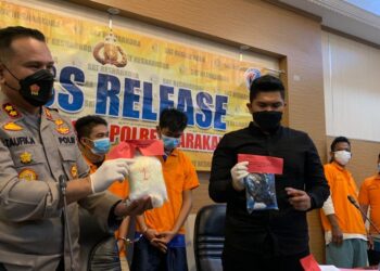 Polres Tarakan Gagalkan Peredaran Sabu Seberat 992,56 Gram