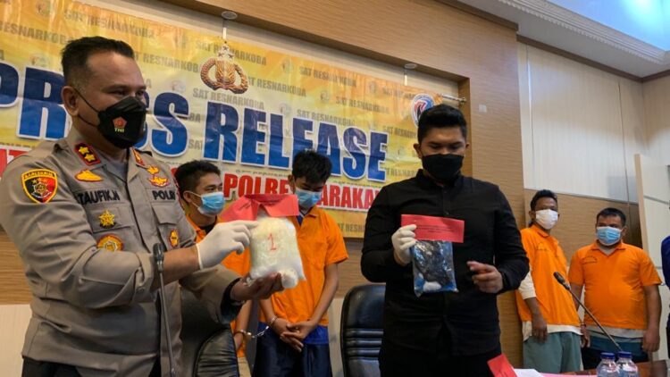 Polres Tarakan Gagalkan Peredaran Sabu Seberat 992,56 Gram