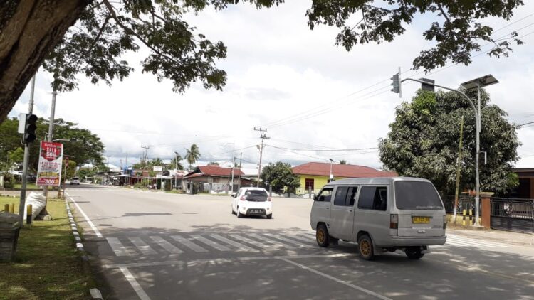 Lampu Lantas di Simpang Tugu Cinta Damai Mati, Perangkat Masih Dipesan