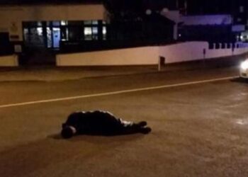 Tidur di Jalan Aspal karena Mabuk, Tewas Terlindas Motor