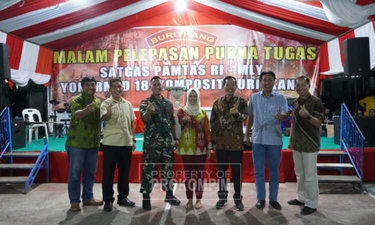 Malam Pelepasan Purna Tugas Satgas Pamtas RI-Malaysia, Selamat Jalan dan Terima Kasih Batalyon Armed 18/Komposit