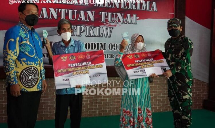 Wabup Hanafiah Hadiri Launching Program BTPKLW di Makodim 0911 / Nunukan