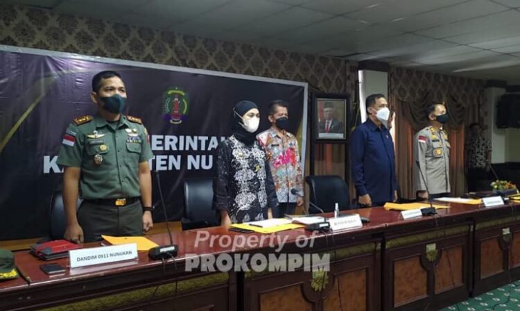 Bupati Nunukan dan Forkopimda Hadiri Rakor Tim Pengendalian Inflasi Daerah (TPID) Se-Kalimantan Utara Bersama Gubernur Kalimantan Utara