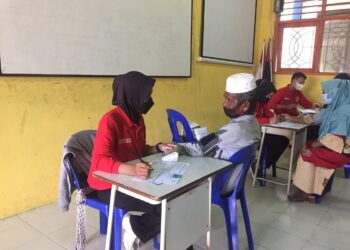 Vaksinasi di SMPN 10 Tarakan, Warga Diminta Jangan Takut Vaksin