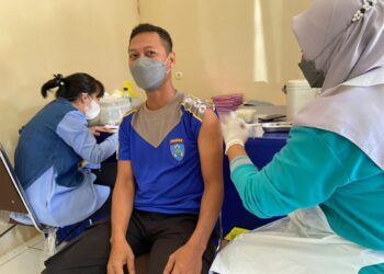 Perdana, Vaksinasi Booster di Kabupaten Tana Tidung