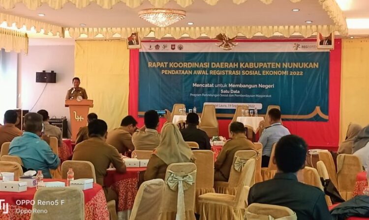 Wakil Bupati H. Hanafiah Buka Rakorda Regsosek Tahun 2022