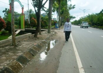 Pemerhati Sosial: Jalan di Tanjung Selor Berbahaya untuk Pejalan Kaki