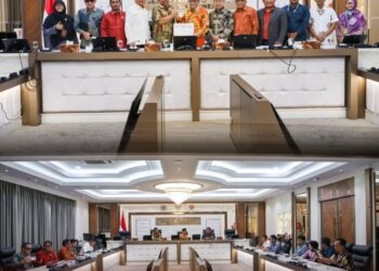 Gabungan Komisi Dewan Perwakilan Rakyat Daerah (DPRD) Provinsi Kalimantan Utara (Kaltara) melakukan kunjungan kerja ke Gedung DPR RI, Senayan. (Humas DPRD Kaltara).