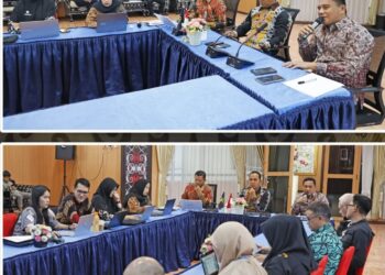 Pansus bersama tim Kementerian Hukum mengharmonisasikan dua Ranperda strategis. (Humas DPRD Kaltara)