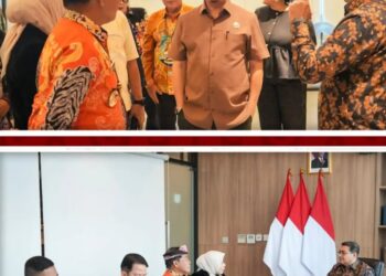Ketua DPRD Kaltara Achmad Djufrie bersama Wakil Ketua DPRD Muddain menghadiri audiensi Pemerintah Provinsi Kaltara dengan Kementerian Ekonomi Kreatif (Kemenekraf) RI di Jakarta. (Humas DPRD Kaltara).