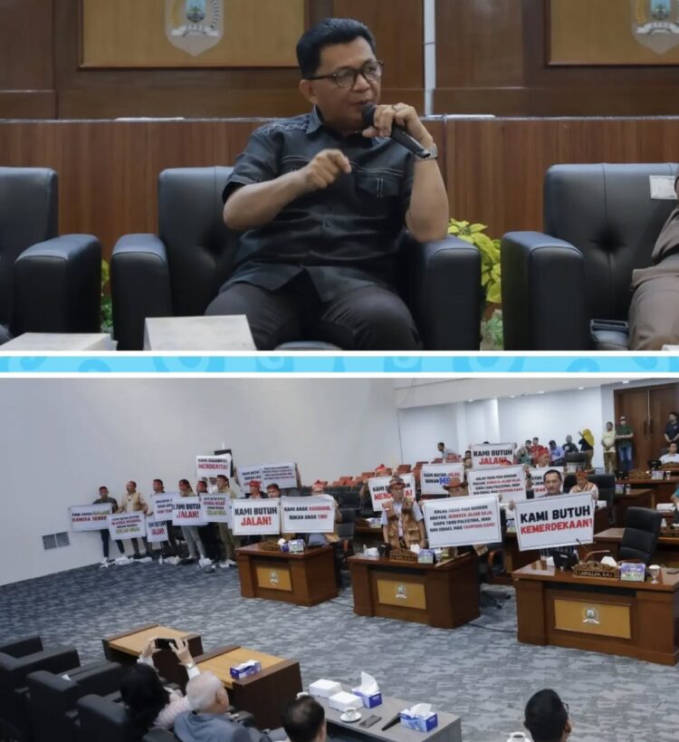 RDP bersama masyarakat Krayan Selatan di Gedung DPRD Kaltara. (Humas DPRD Kaltara)