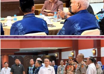 Jajaran Komisi IV Dewan Perwakilan Rakyat Daerah (DPRD) Provinsi Kalimantan Utara menghadiri pelantikan pengurus Indonesian Hotel General Manager Association (IHGMA) DPD Kalimantan Utara periode 2026–2029. (Humas DPRD Kaltara)