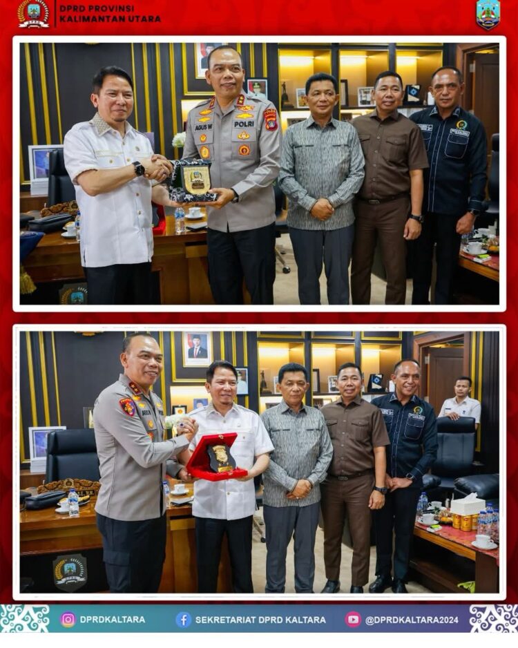 Kapolda Kaltara Sambangi DPRD, Sinergi Polisi dan Legislatif Diperkuat