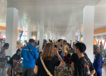 Begini Potret Kepadatan Pelabuhan SDF di Momen Libur Nataru