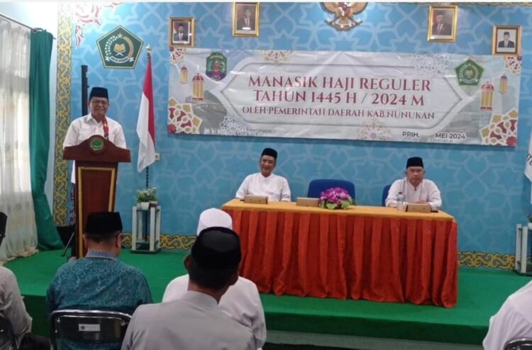 Wabup Hanafiah Buka Kegiatan Manasik Haji 2024