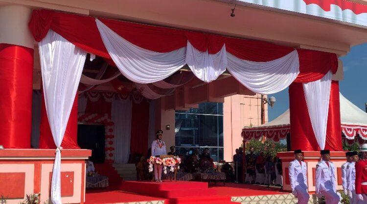 Upacara Peringatan HUT RI ke 79, Ini Pesan Bupati Laura