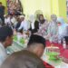 Bupati Kabupaten Nunukan Hj Asmin Laura Hafid saat menghadiri peringatan Maulid Nabi Muhammad SAW 1445 Hijriah, di Masjid Al - Ikhsan (Mamolo) 