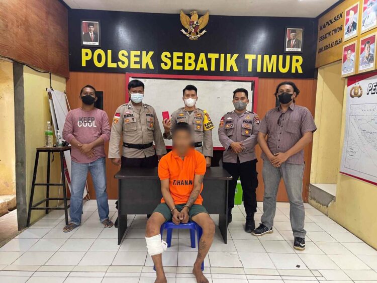 Kurang dari 24 Jam, Pencuri Handphone Berhasil Dibekuk Unit Reskrim Polsek Sebatik