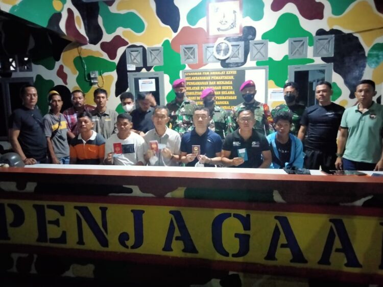 Nekat Melintas Pos Penjagaan, Tiga WNA Dibawah Ke Kantor Imigrasi Nunukan