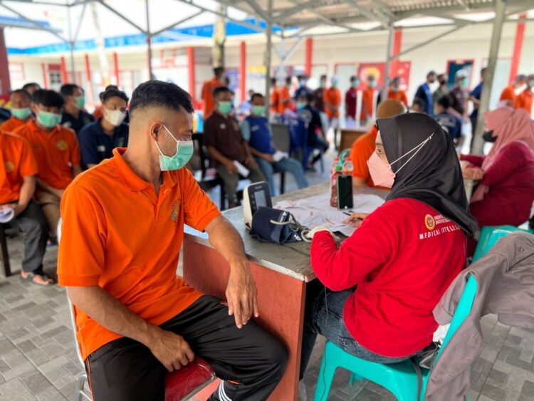 Gandeng BIN, Lapas Tarakan Gelar Vaksinasi Massal Booster