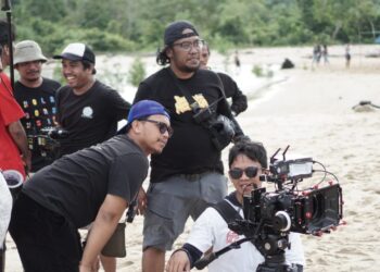 Produksi Film Pendek Fiksi Bedindang Bedibuay (FOTO : Rohil)