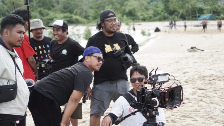 Produksi Film Pendek Fiksi Bedindang Bedibuay (FOTO : Rohil)