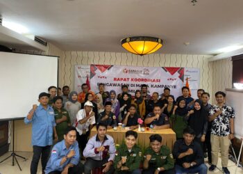 Rakor pengawasan pemilu yang dilakukan Bawaslu Tarakan