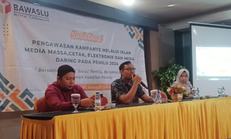 Awasi Kampanye Peserta Pemilu di Media Massa, Bawaslu Tarakan Lakukan Hal ini