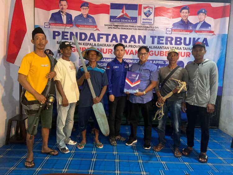 Unik! Ambil Formulir di Demokrat, Relawan Andi Sulaiman Bawa Nelayan