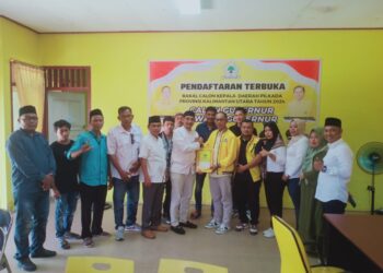 MANTAP! Relawan Sahabat Andi Sulaiman Serahkan Berkas Penjaringan ke Golkar, Andi Irfan: Ingin Kaltara Sejahtera