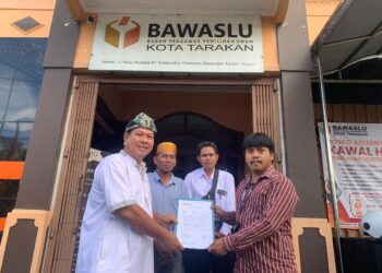 Bawaslu Tarakan Terima Laporan Perusakan Baliho Sulaiman 