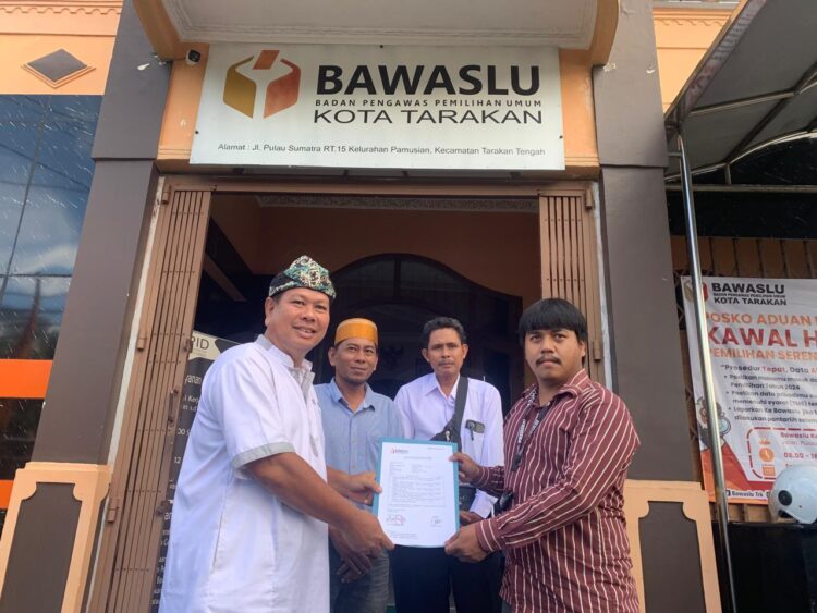 Bawaslu Tarakan Terima Laporan Perusakan Baliho Sulaiman 