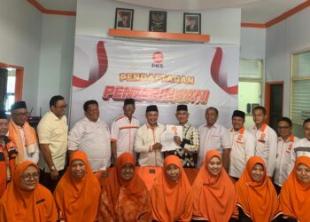 Pasangan Khairul dan Ibnu Saud Kantongi SK dari PKS Maju Pilkada Tarakan 2024