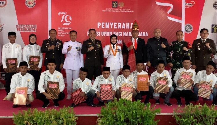 HUT ke- 79 RI, 1107 Narapidana Lapas Nunukan Terima Remisi