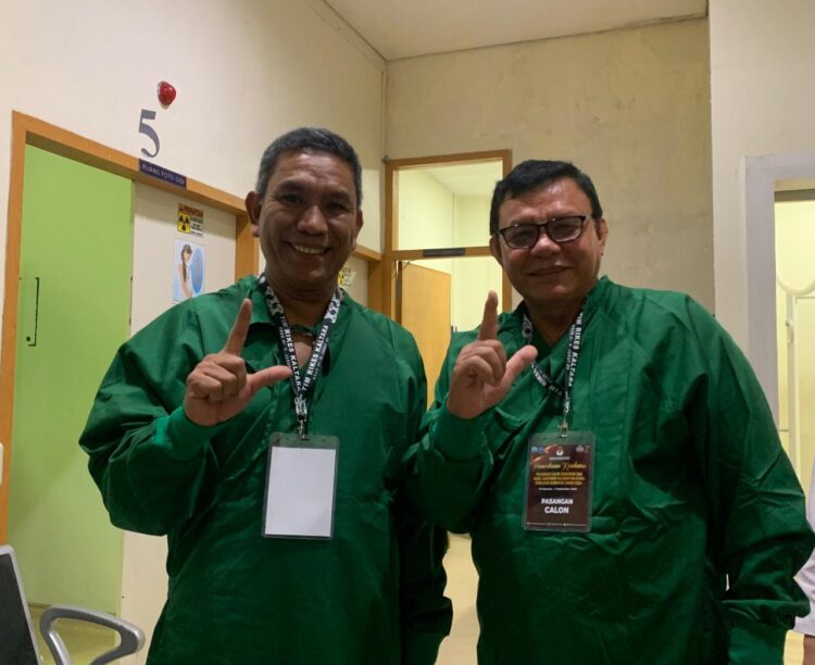 Sulaiman-Adri Patton Jalani Pemeriksaan Kesehatan di RSUD dr. H. Jusuf SK