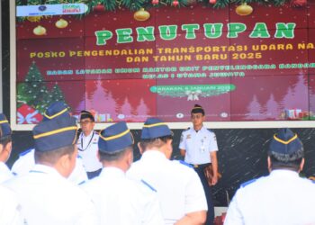 Posko Nataru di Bandara Juwata Resmi Ditutup