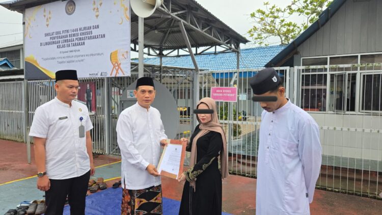922 Warga Binaan Terima Remisi Khusus Idul Fitri, 3 Orang Langsung Bebas