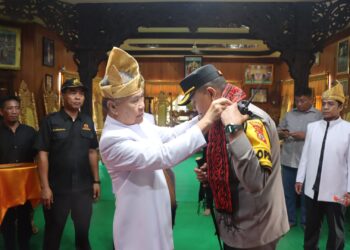 Kapolres Tarakan Silaturahmi dengan Kepala Adat Besar Tidung Kalimantan