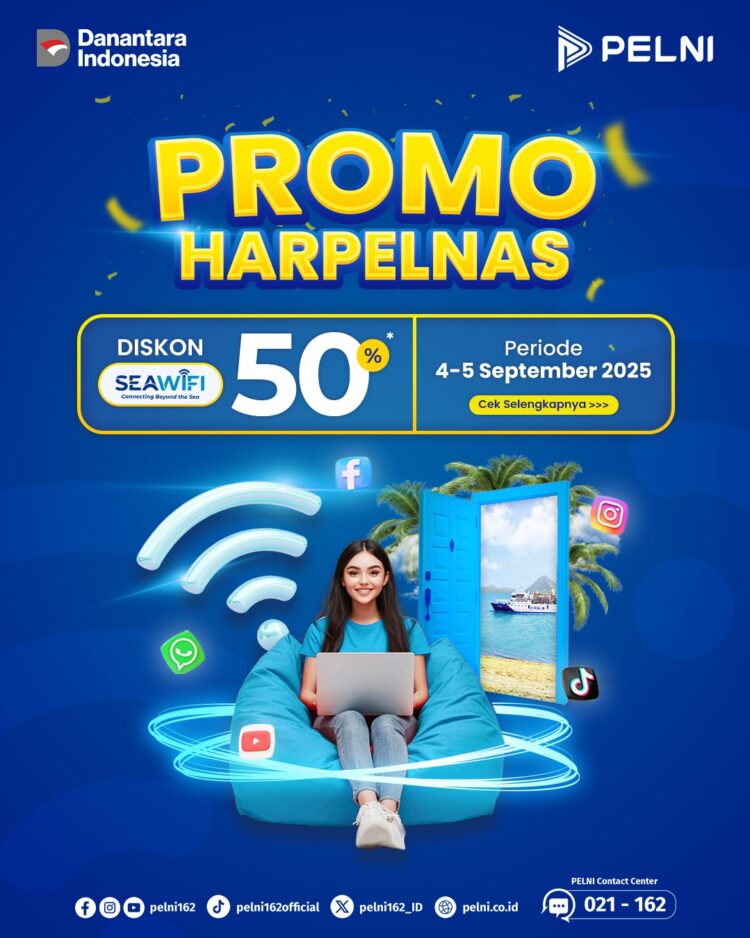 Rayakan Hari Pelanggan Nasional 2025, PELNI Tebar Promo untuk Penumpang Kapal