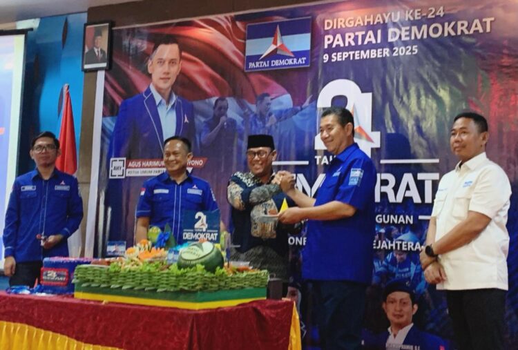 Demokrat Kaltara Rayakan HUT ke-24, Yansen Titip 3 Pesan ke Kader